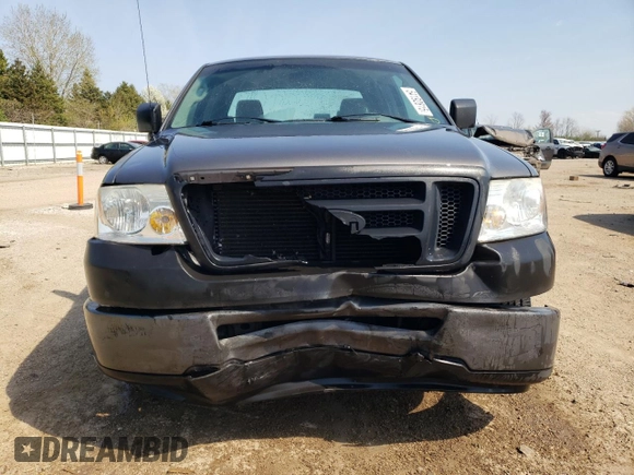 2007 Ford F-150 STX with VIN 1FTRX12W37FB04662, listed as a Copart auction lot 54192815 with 123,863 mi miles and Salvage title. Bid and sale history available at DreamBid. Image 5.