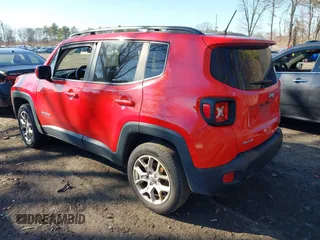 2017 Jeep Renegade Latitude with VIN ZACCJBBB5HPE81342, listed as a IAAI auction lot 41756883 with 170,407 mi miles and . Bid and sale history available at DreamBid. Image 3.