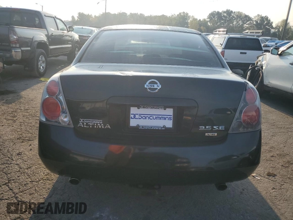 2006 Nissan Altima 3.5 SE with VIN 1N4BL11D36C189747, listed as a Copart auction lot 69570564 with 168,116 mi miles and Salvage Title. Bid and sale history available at carsss.com. Image 6.