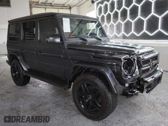2018 Mercedes-Benz G 63 AMG z VIN WDCYC7DH4JX292399, wystawiony jako Copart lot #50209575 z przebiegiem 73 598 mil mil oraz Szkoda całkowita • Salvage title. Historia ofert i sprzedaży dostępna na DreamBid. Obrazek 1.