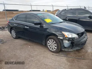 2015 Nissan Sentra S with VIN 3N1AB7AP1FY301056, listed as a IAAI auction lot 41869244 with 118,370 mi miles. Bid and sale history available at carsss.com. Image 1.