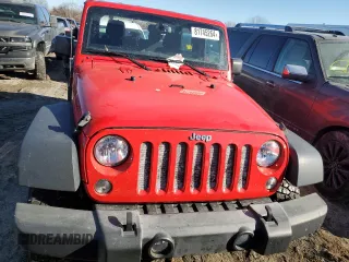 2016 Jeep Wrangler Rubicon with VIN 1C4BJWCG1GL157076, listed as a Copart auction lot 81745264 with 67,535 mi miles and Salvage title. Bid and sale history available at DreamBid. Image 5.