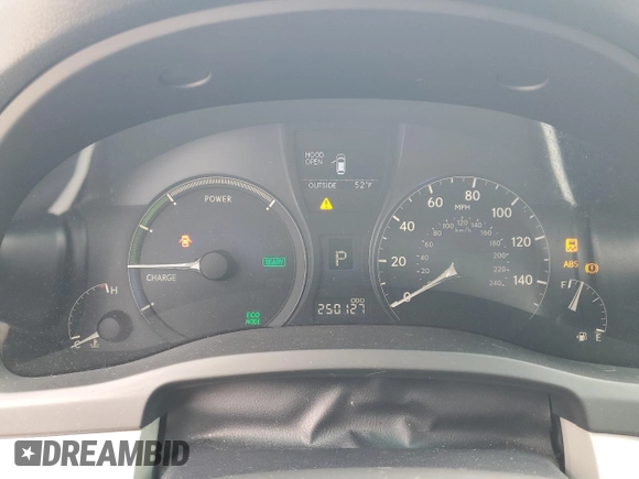 2011 Lexus RX with VIN JTJBC1BAXB2034317, listed as a Copart auction lot 51481395 with 250,127 mi miles and Salvage Title. Bid and sale history available at carsss.com. Image 9.