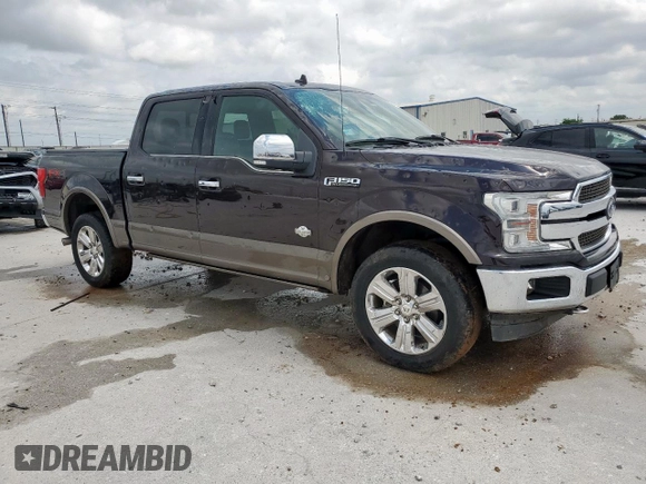 2018 Ford F-150 XL with VIN 1FTEW1EG7JFE04198, listed as a Copart auction lot 54787445 with 111,981 mi miles and Clean title. Bid and sale history available at DreamBid. Image 4.