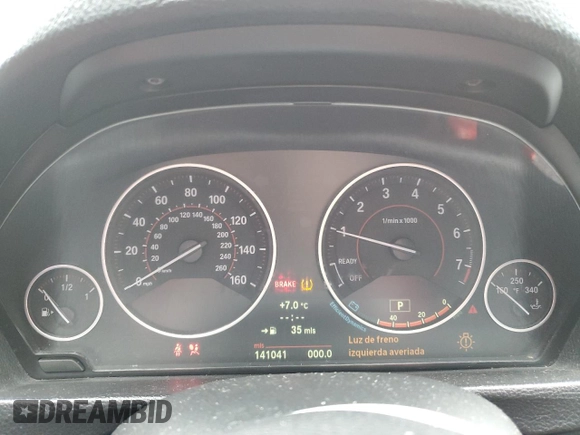 2012 BMW 3 Series 328i with VIN WBA3A5G54CNN65445, listed as a Copart auction lot 48816754 with 141,041 mi miles and Salvage Title. Bid and sale history available at carsss.com. Image 9.