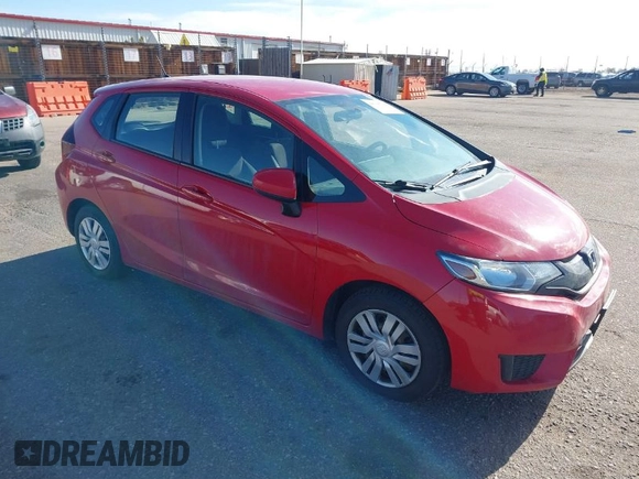 2015 Honda Fit LX with VIN 3HGGK5H50FM735459, listed as a IAAI auction lot 41715199 with 91,779 mi miles. Bid and sale history available at carsss.com. Image 1.