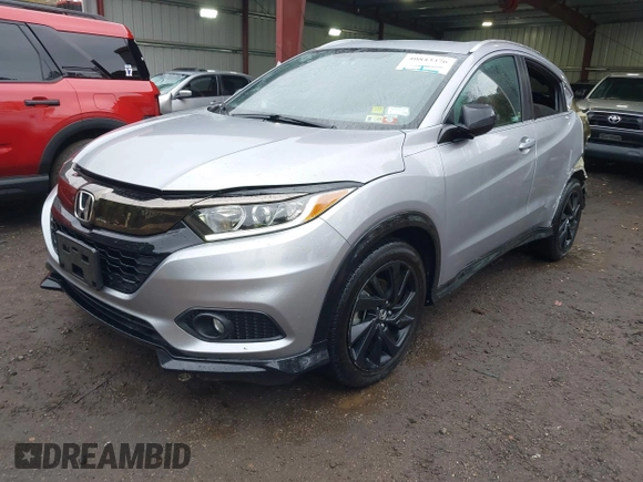 2022 Honda HR-V Sport with VIN 3CZRU6H18NM774913, listed as a IAAI auction lot 40843376 with 14,351 mi miles. Bid and sale history available at carsss.com. Image 18.