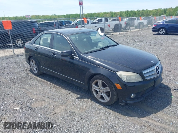 2010 Mercedes-Benz C-Class C 300 Sport with VIN WDDGF5EB5AR102658, listed as a IAAI auction lot 42107176 with 215,362 mi miles. Bid and sale history available at carsss.com. Image 1.
