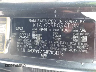 2023 Kia Sportage EX with VIN KNDPVCAG4P7014112, listed as a IAAI auction lot 42610022 with 50,680 mi miles and . Bid and sale history available at DreamBid. Image 9.