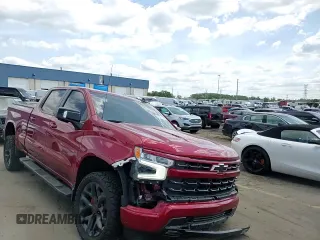 2023 Chevrolet Silverado 1500 RST with VIN 1GCUDEEL9PZ165492, listed as a Copart auction lot 67357414 with 7,764 mi miles and Salvage Title. Bid and sale history available at DreamBid. Image 11.