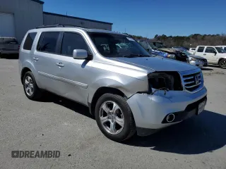 2013 Honda Pilot EX-L with VIN 5FNYF3H55DB010257, listed as a Copart auction lot 47375155 with 244,586 mi miles and Salvage Title. Bid and sale history available at DreamBid. Image 4.
