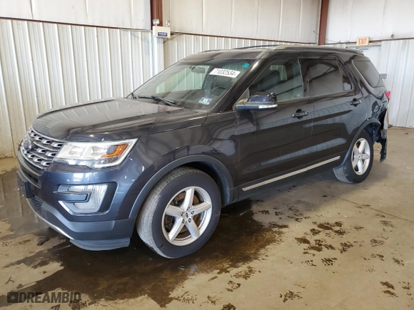 2017 Ford Explorer XLT with VIN 1FM5K8DH5HGB03203, listed as a Copart auction lot 71032534 with 132,094 mi miles and Salvage Title. Bid and sale history available at carsss.com. Image 1.