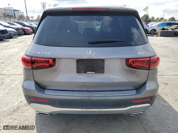 2020 Mercedes-Benz GLB with VIN WDC4M4HB9LW006104, listed as a Copart auction lot 51288995 with 80,641 mi miles and Clean Title. Bid and sale history available at carsss.com. Image 6.