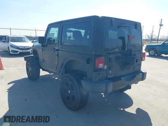 2016 Jeep Wrangler Sahara with VIN 1C4AJWBG4GL345281, listed as a IAAI auction lot 41570749 with 108,369 mi miles and . Bid and sale history available at DreamBid. Image 3.