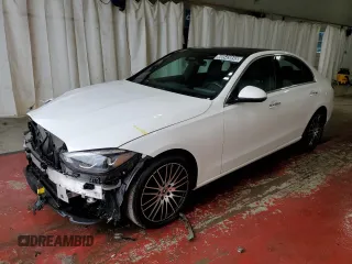 2024 Mercedes-Benz C 300 z VIN W1KAF4GB8RR186869, wystawiony jako Copart lot #60545895 z przebiegiem 24 943 mil mil oraz Czysty tytuł • Clean title. Historia ofert i sprzedaży dostępna na DreamBid. Obrazek 1.