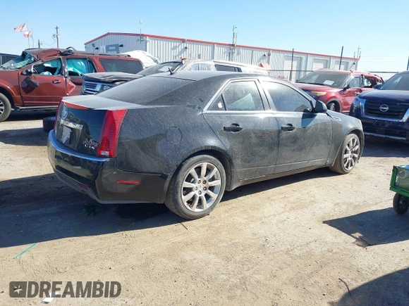 2008 Cadillac CTS RWD w/1SB with VIN 1G6DP57V680164556, listed as a IAAI auction lot 40827256 with 161,953 mi miles. Bid and sale history available at carsss.com. Image 4.