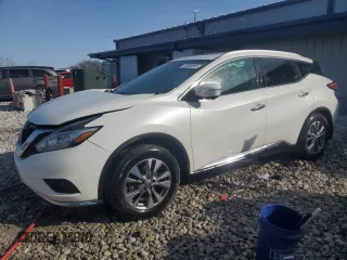 2015 Nissan Murano SL z VIN 5N1AZ2MH7FN254558, wystawiony jako Copart lot #48366905 z przebiegiem Nie podano mil oraz Czysty tytuł • Clean title. Historia ofert i sprzedaży dostępna na DreamBid. Obrazek 1.
