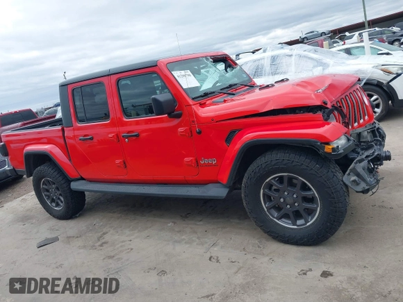 2022 Jeep Gladiator High Altitude with VIN 1C6HJTFG0NL105043, listed as a IAAI auction lot 41290790 with 73,595 mi miles and . Bid and sale history available at DreamBid. Image 14.