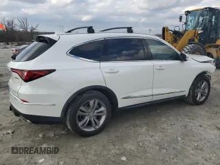 2022 Acura MDX with VIN 5J8YE1H37NL007480, listed as a Copart auction lot 44495765 with 61,347 mi miles and Salvage Title. Bid and sale history available at carsss.com. Image 3.