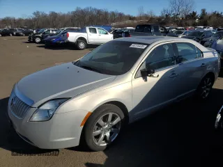 2010 Mercury Milan Premier with VIN 3MEHM0JG8AR644476, listed as a Copart auction lot 48724435 with 115,345 mi miles and Salvage Title. Bid and sale history available at carsss.com. Image 1.