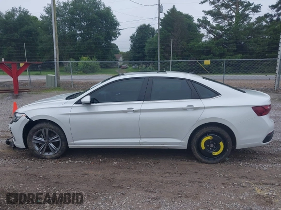 2023 Volkswagen Jetta SE with VIN 3VW7M7BU4PM061254, listed as a IAAI auction lot 42563741 with 35,468 mi miles and . Bid and sale history available at DreamBid. Image 14.