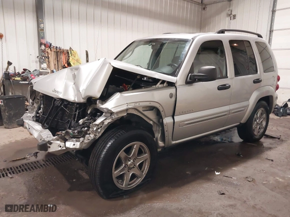 2004 Jeep Liberty Limited with VIN 1J4GL58K24W189935, listed as a IAAI auction lot 41490773 with 115,874 mi miles. Bid and sale history available at carsss.com. Image 18.
