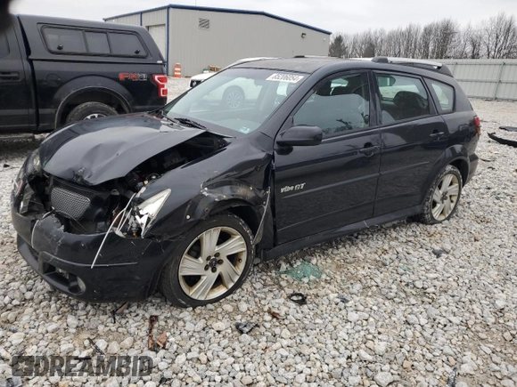 2006 Pontiac Vibe GT with VIN 5Y2SN65L56Z454488, listed as a Copart auction lot 85206054 with 296,069 mi miles and Clean Title. Bid and sale history available at carsss.com. Image 1.