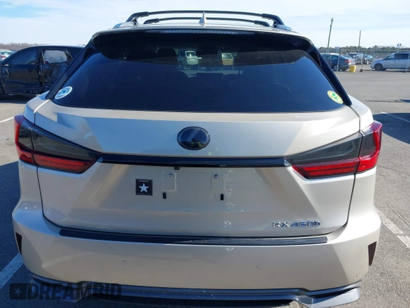 2017 Lexus RX with VIN 2T2BGMCA0HC019290, listed as a IAAI auction lot 41606924 with 45,969 mi miles. Bid and sale history available at carsss.com. Image 16.