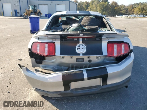 2010 Ford Mustang GT500 with VIN 1ZVBP8JS3A5156425, listed as a Copart auction lot 77348134 with 61,984 mi miles and Salvage title. Bid and sale history available at DreamBid. Image 6.