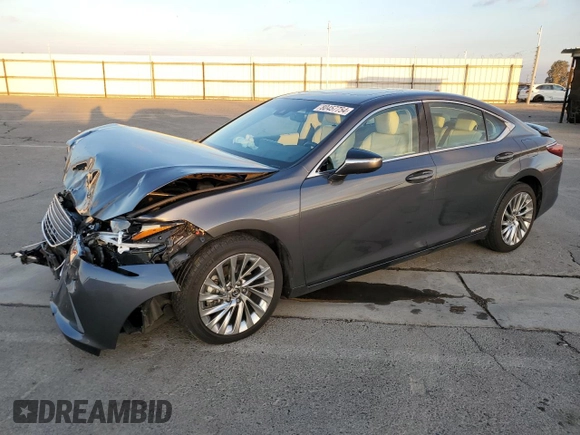 2022 Lexus ES 300h Luxury with VIN 58AEA1C19NU025089, listed as a Copart auction lot 80457754 with 28,552 mi miles and Salvage title. Bid and sale history available at DreamBid. Image 1.