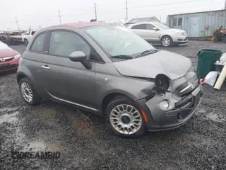 2012 FIAT 500 Pop with VIN 3C3CFFDRXCT120486, listed as a IAAI auction lot 41614347 with 124,003 mi miles. Bid and sale history available at carsss.com. Image 1.