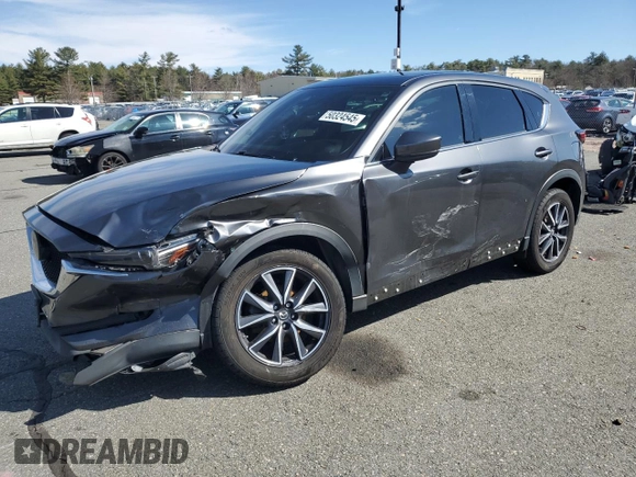2018 Mazda CX-5 Grand Touring with VIN JM3KFBDM4J0379836, listed as a Copart auction lot 50324545 with 135,532 mi miles and Salvage Title. Bid and sale history available at carsss.com. Image 1.