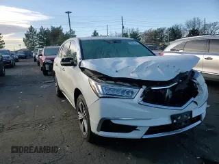 2017 Acura MDX with VIN 5J8YD4H3XHL003903, listed as a Copart auction lot 85046164 with 129,268 mi miles and Salvage Title. Bid and sale history available at carsss.com. Image 12.