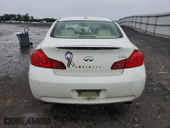 2008 Infiniti G35 x z VIN JNKBV61F68M266254, wystawiony jako Copart lot #57389025 z przebiegiem 165 524 mil mil oraz Szkoda całkowita • Salvage title. Historia ofert i sprzedaży dostępna na DreamBid. Obrazek 6.