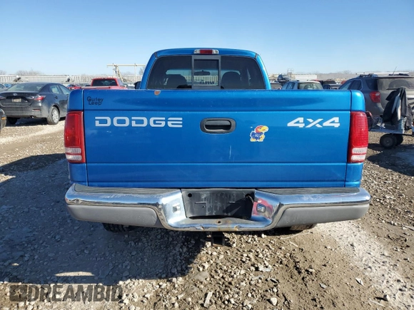 2001 Dodge Dakota SLT with VIN 1B7GG22X01S283618, listed as a Copart auction lot 42608555 with 142,307 mi miles and Salvage Title. Bid and sale history available at DreamBid. Image 6.