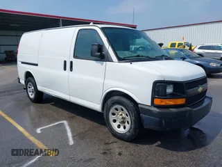 2013 Chevrolet Express Cargo with VIN 1GCSGAFX3D1156340, listed as a IAAI auction lot 42614626 with 272,548 mi miles and . Bid and sale history available at DreamBid. Image 1.
