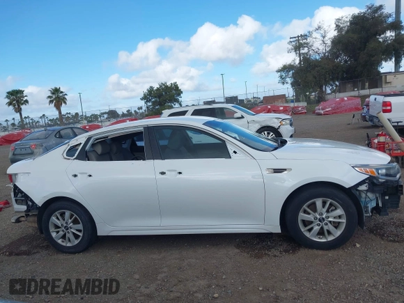 2017 Kia Optima LX with VIN 5XXGT4L37HG166481, listed as a IAAI auction lot 42248792 with 108,319 mi miles and . Bid and sale history available at DreamBid. Image 14.