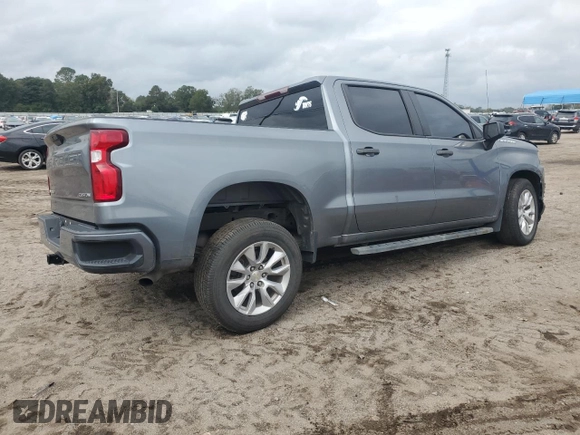 2020 Chevrolet Silverado 1500 Custom with VIN 3GCPWBEK7LG374754, listed as a Copart auction lot 79290414 with 100,469 mi miles and Clean Title. Bid and sale history available at carsss.com. Image 3.