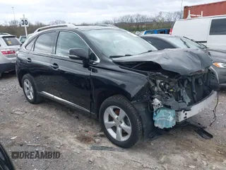 2010 Lexus RX 350 with VIN 2T2BK1BAXAC013128, listed as a IAAI auction lot 41834331 with 153,515 mi miles. Bid and sale history available at carsss.com. Image 1.