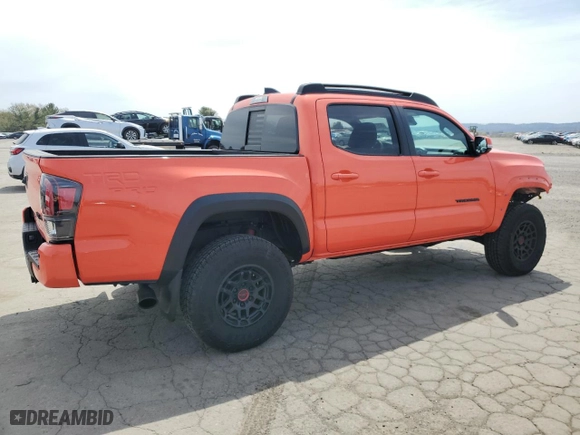 2023 Toyota Tacoma 4WD SR with VIN 3TYCZ5AN8PT162433, listed as a Copart auction lot 52911055 with 7,321 mi miles and Salvage Title. Bid and sale history available at carsss.com. Image 3.