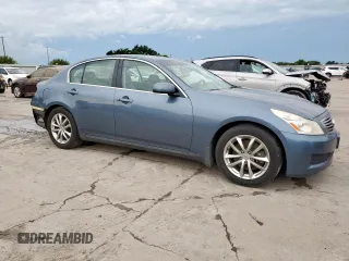 2008 Infiniti G35 Journey with VIN JNKBV61EX8M226024, listed as a Copart auction lot 60492915 with 172,313 mi miles and Salvage title. Bid and sale history available at DreamBid. Image 4.