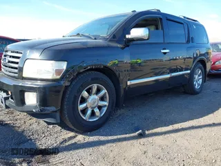 2006 Infiniti QX56 with VIN 5N3AA08C56N809993, listed as a IAAI auction lot 42109180 with 161,082 mi miles. Bid and sale history available at carsss.com. Image 2.