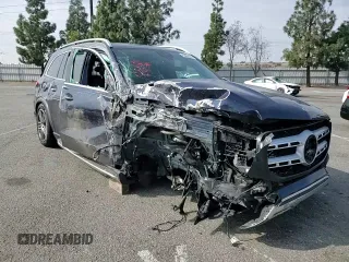 2021 Mercedes-Benz GLS 450 with VIN 4JGFF5KE9MA380689, listed as a Copart auction lot 43480605 with 52,217 mi miles and Salvage title. Bid and sale history available at DreamBid. Image 11.