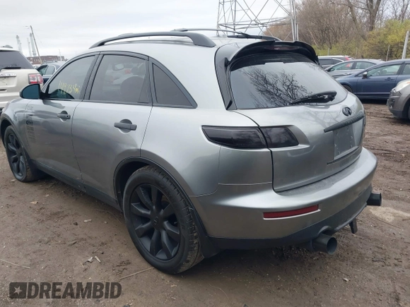 2008 Infiniti FX z VIN JNRAS08W58X204626, wystawiony jako IAAI lot #40947823 z przebiegiem 149 734 mil mil oraz . Historia ofert i sprzedaży dostępna na DreamBid. Obrazek 3.