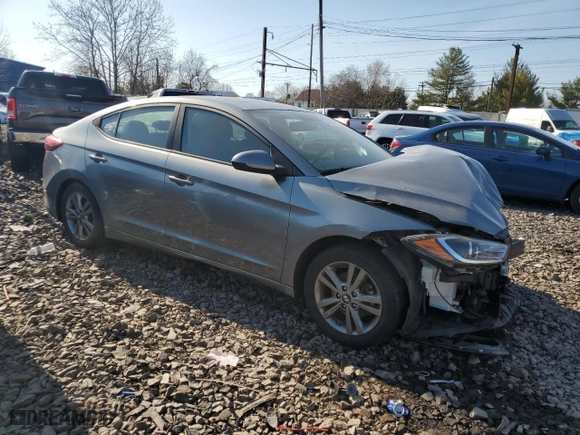 2017 Hyundai Elantra SE with VIN KMHD84LF0HU261176, listed as a Copart auction lot 48322675 with 115,295 mi miles and Salvage Title. Bid and sale history available at carsss.com. Image 4.