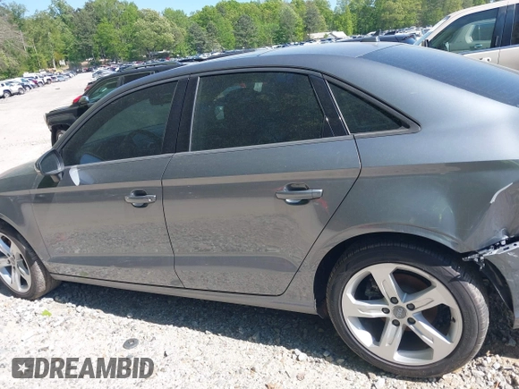2018 Audi A3 Sedan Premium with VIN WAUAUGFF3J1044466, listed as a IAAI auction lot 41444684 with 47,327 mi miles. Bid and sale history available at carsss.com. Image 14.