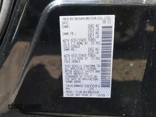 2014 Infiniti QX60 with VIN 5N1AL0MMXEC507093, listed as a IAAI auction lot 42182083 with 117,238 mi miles and . Bid and sale history available at DreamBid. Image 9.