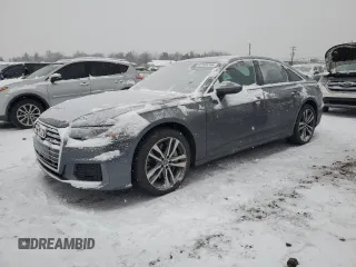 2019 Audi A6 Premium with VIN WAUK2AF26KN129915, listed as a Copart auction lot 87035704 with 31,206 mi miles and Salvage Title. Bid and sale history available at carsss.com. Image 1.