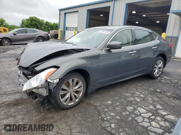 2012 Infiniti M with VIN JN1BY1AR2CM394976, listed as a Copart auction lot 61064205 with 170,108 mi miles and Salvage title. Bid and sale history available at DreamBid. Image 1.
