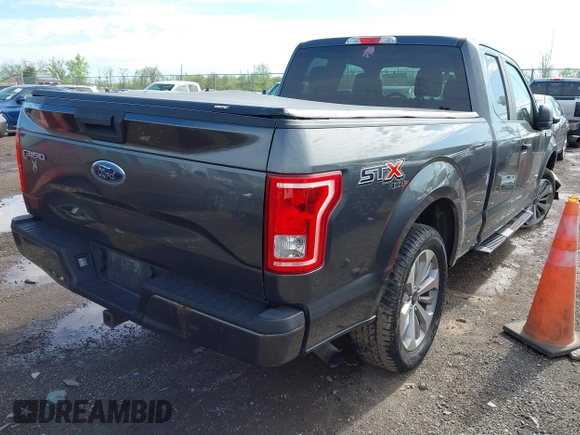 2017 Ford F-150 XL with VIN 1FTEX1EP3HFC18908, listed as a IAAI auction lot 42129607 with 113,652 mi miles and . Bid and sale history available at carsss.com. Image 4.
